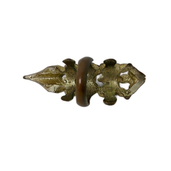 Gothic Knuckle Armor Claw Spine Vertebrae Long Ring Size 10 RARE - Picture 7 of 10